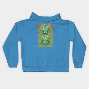 Pattern Llama Unicorn Kids Hoodie